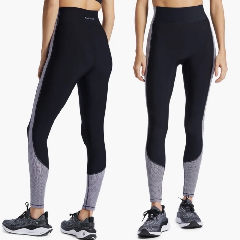 Bandier Black and white herringbone Women's Leggings